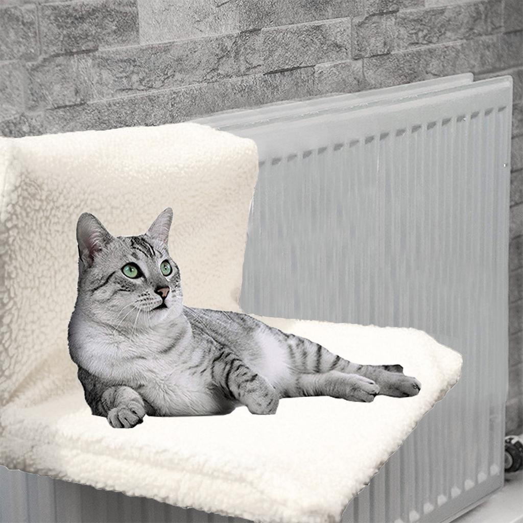 cat radiator bed grey