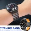 Luxus Titán szíj Samsung Galaxy Watch Ultra 2025 2024 órához, 24 mm szélességű fém szíj Galaxy Watch Ultra 47mm órához, Óraszíj