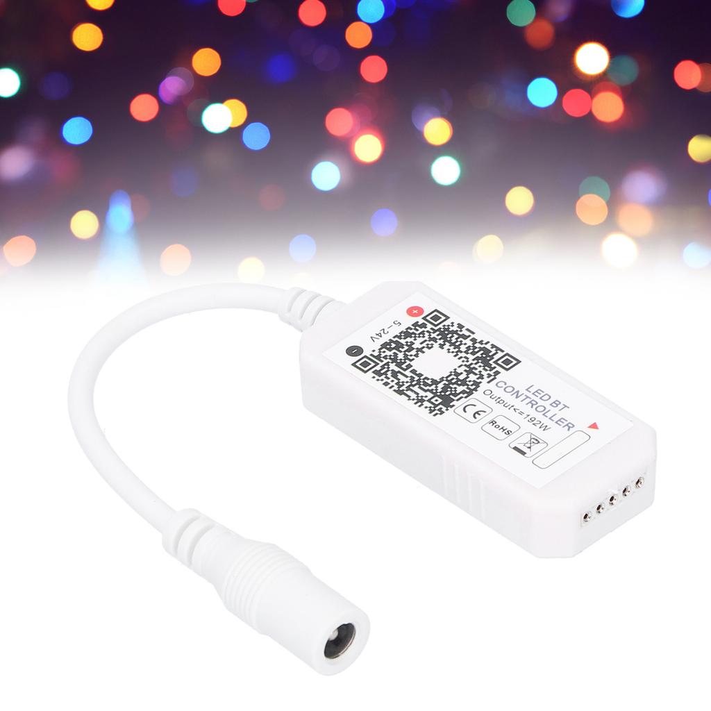 LED Strip Controller Bluetooth Mini RGB Color Lamp Smart Remote Control Lighting