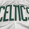 Celtics Retro Embroidered Drawstring Cropped Basketball Shorts Training Shorts