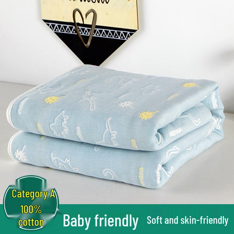 Six-Layer Pure Cotton Gauze Blanket for Summer – Baby Nap & Child's AC Cover, Gift