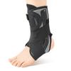 Adjustable Anti-Twist Ankle Support with Heel Protector and Spring Compression