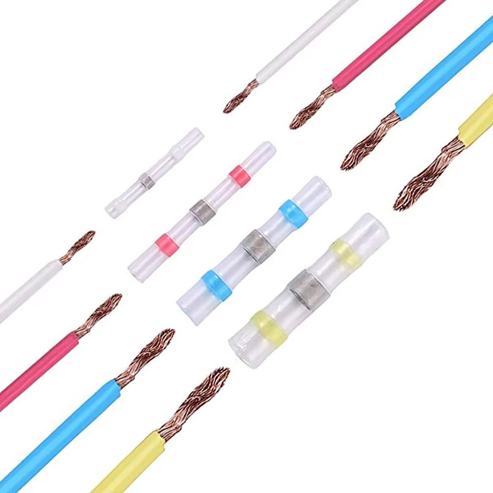 500Pcs/Set Insulated Electrical Wire Terminal With Solder Seal Electric Connector Set