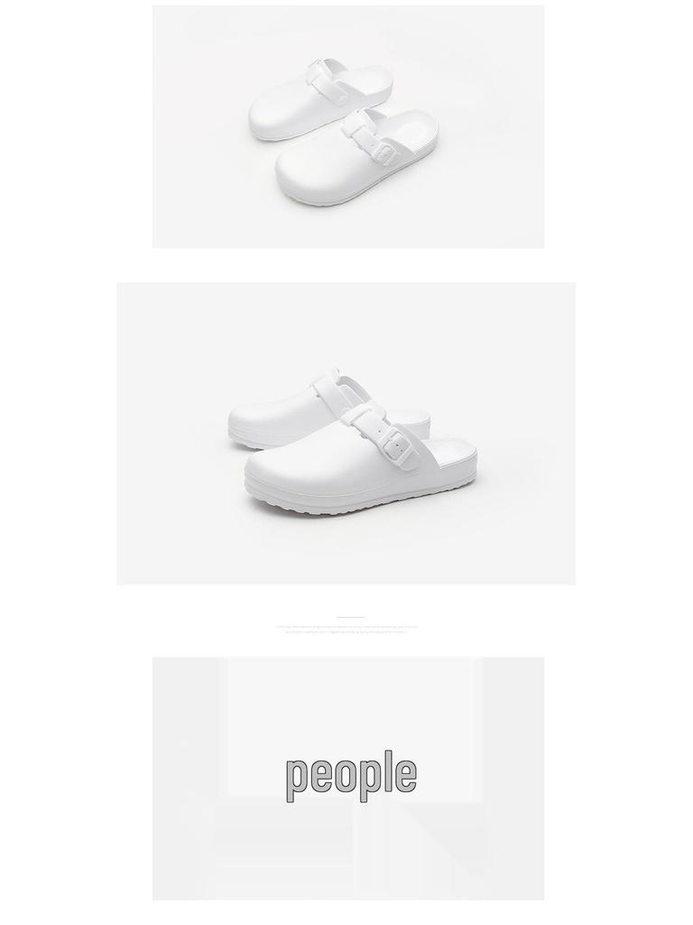 Women's Lightweight Baotou Slippers: Comfortable Summer Indoor Shoes for Nurses, Doctors, and Home Use