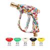 Stylish Painted Car Wash Gun 2026 New, Complete Nozzle Accessory Kit, Durable Practical Design for Household Outdoor Cleaning &
