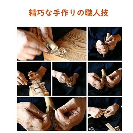 Tea utensils 100-prong whisk bamboo matcha traditional craft (1PCS) White color material recommended beginners reusable whisk.