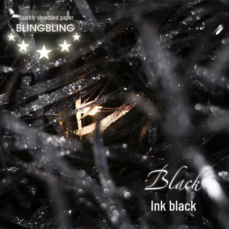 Lafite Flashing Candy Box with Fruit Decorations and Shredded Paper Padding for Weddings and Birthdays