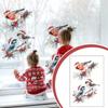 1Set Christmas Bird and Tree Branch Window Static Stickers Waterproof Suitable for Home Kitchen Office Festive Christmas Decors