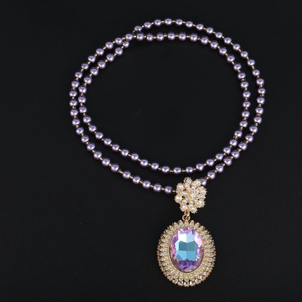 Pearl Chain Sweater Necklace: Ethnic Style Pendant for Autumn & Winter
