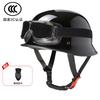 Vintage-Style Half Helmet Motorcycle Scooter ATV Electric Bike Riding With 3C Certification ABS Shell