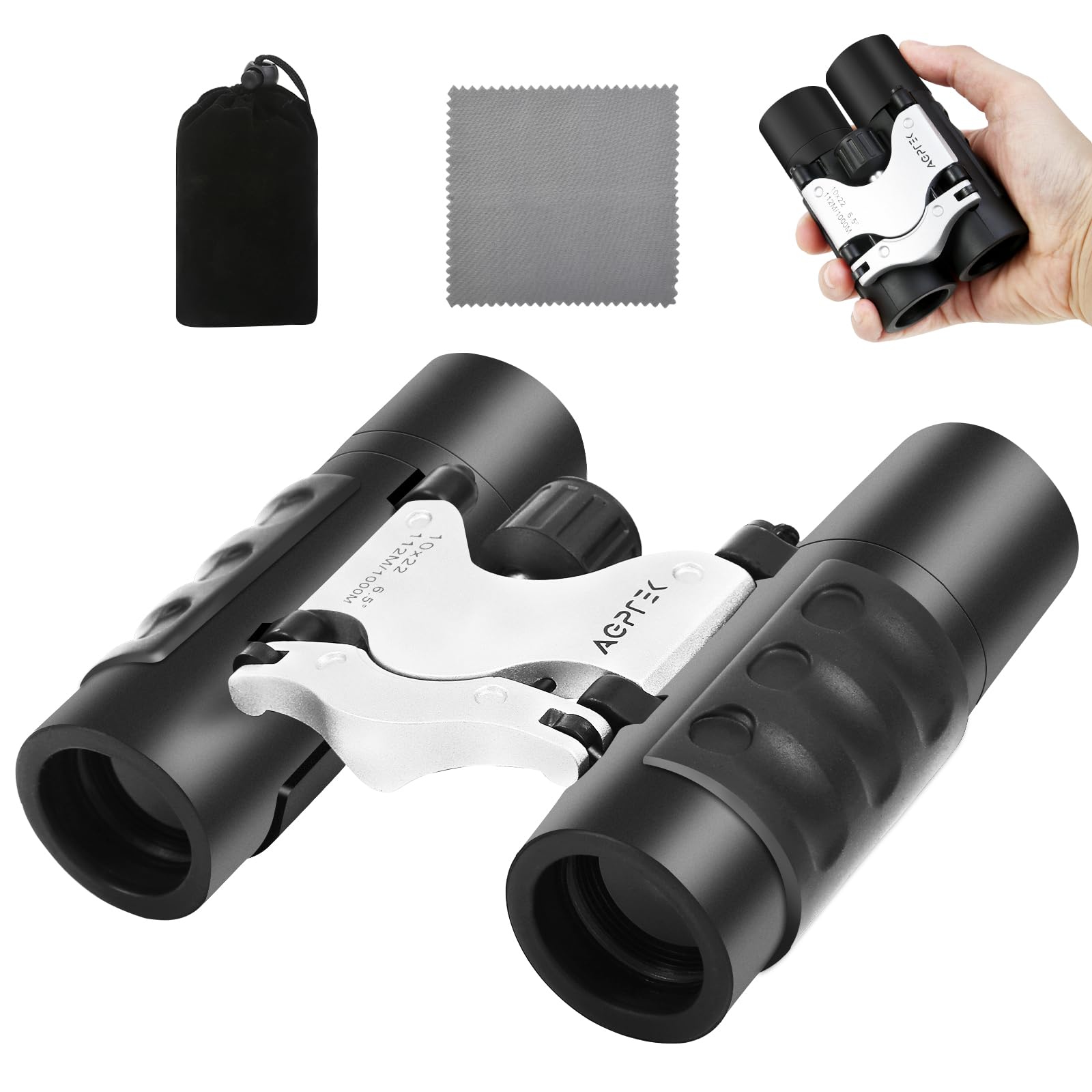 

10x22 Perfect for Live Performance 10x 22mm Opera Bak4 Equipped FMC Multilayer High High Glasses Suitable for Kids and Ideal for Live and Mountain