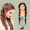 70percent  Human Hair Mannequin Head For Braiding Manikin Head For Hairdresser Professional Cosmetology