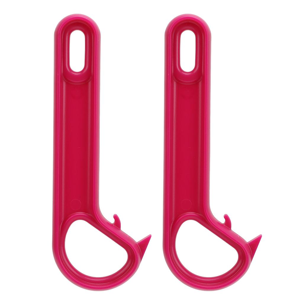 2pcs Easy Open Ring Pull Can Opener Tin Opener Manual Easy Opening for Elderly with Weak Hands Blue