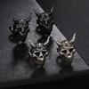 Sturdy Alloy Gothics Punks Skull Earrings Statement Jewelry Accessory for Casual Entertainment and Parties Supplies