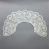 Fashion Detachable Fake Collar Faux Pearl Button Shawl Wrap Women Embroidery Floral Sequins Necklace Lightweight Capelet