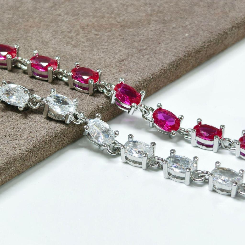 Farbiges Zirkon Temperament Armband - Vielseitiger koreanischer Stil Damenschmuck