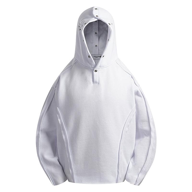 23SS Autumn/Winter Unisex Hip Hop Glasses Cardigan Sweatshirt, Plus Velvet, Zipper, Hooded, Trendy Style