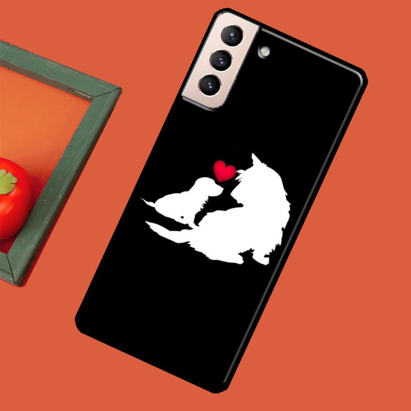 Westie Scottie Scottish Terrier Phone Case For Samsung Galaxy S23 S20 FE S21 Ultra Note 10 S9 S10 Plus Note 20 S22 Ultra Cover