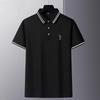 STORN Maglietta Polo Uomo Nuova Alta Qualità Cotone Manica Corta Uomo Colore Unito Ricamo Polo Casual