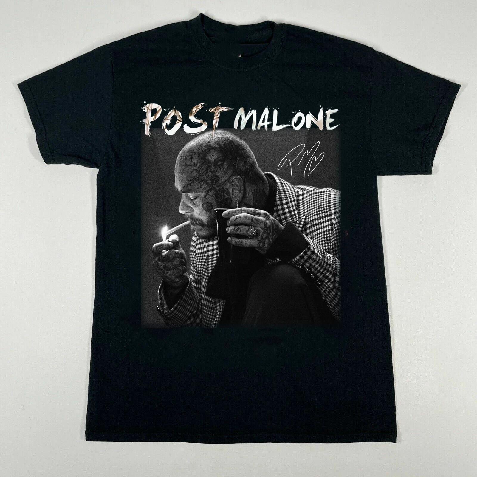 Post Malone Cotton Black Shirt Men All size S-345XL Gift For Fan S