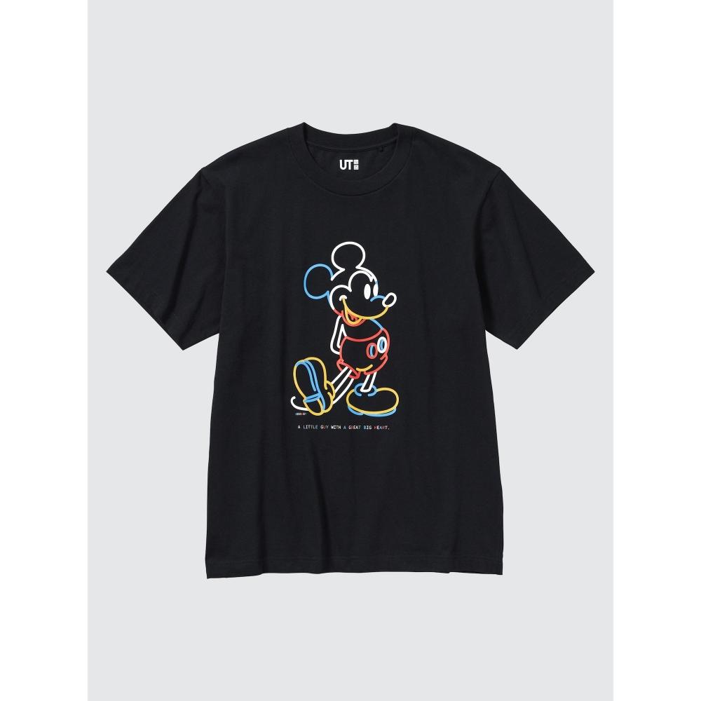 

Uniqlo Футболка с коротким рукавом и принтом Микки Стоя UT 09 BLACK/UNISEX S