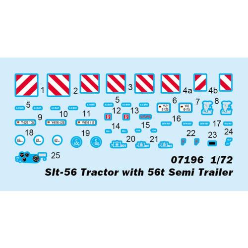 Trumpeter 1/72 German Faun Elephant SLT-56 Tank Transporter Plastic Model 07196