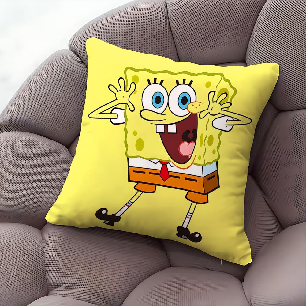 Home Decoration Kawaii Spongebobs Pillow Covers Decorative Cushions Sofa Cushion Cover Pillowcases For Pillows Room Decor Cases