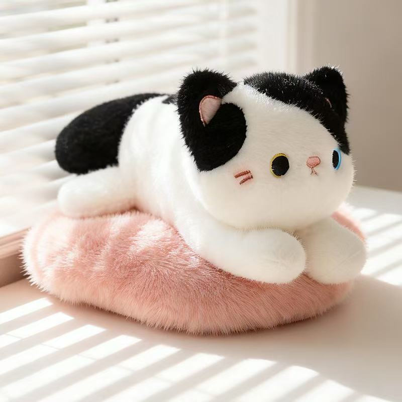 Die Neueste Liegende Heilende Katze Serie Plüschkissen Kawaii Plüschtier Puppe Cartoon Anime Niedlich Kindergeburtstagsgeschenk Puppe 11cm-30cm
