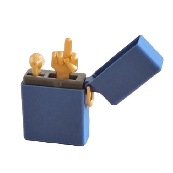 Yousheng Funny Quit Smoke Middle Finger Igniter 3D Printed Fun Mischievous Gift Humorous Igniter Gift for Quitting Christmas Birthday