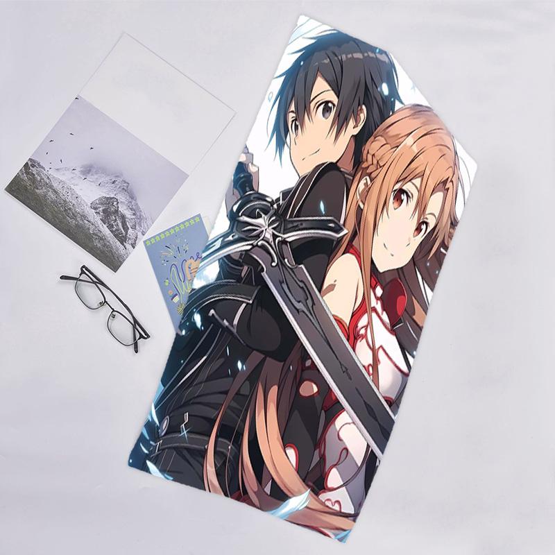 1pc Sword Art Online1 Beach Towel, Beach and Seaside Swimming Pool Equipment, Fashion Pattern, Rectangular, Travel Essentials