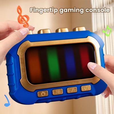 Fingertip Rhythm Games Rhythm Flick Electronic Stress Relief Toy 4 Modes Rhythm And Music Games Toy Improves Reaction Speed for Kids Teens Adults