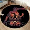 Chainsaw Man Round Area Rug Carpet Rug For Living Room Bedroom Sofa Playroom Decor Nonslip Floor Mat