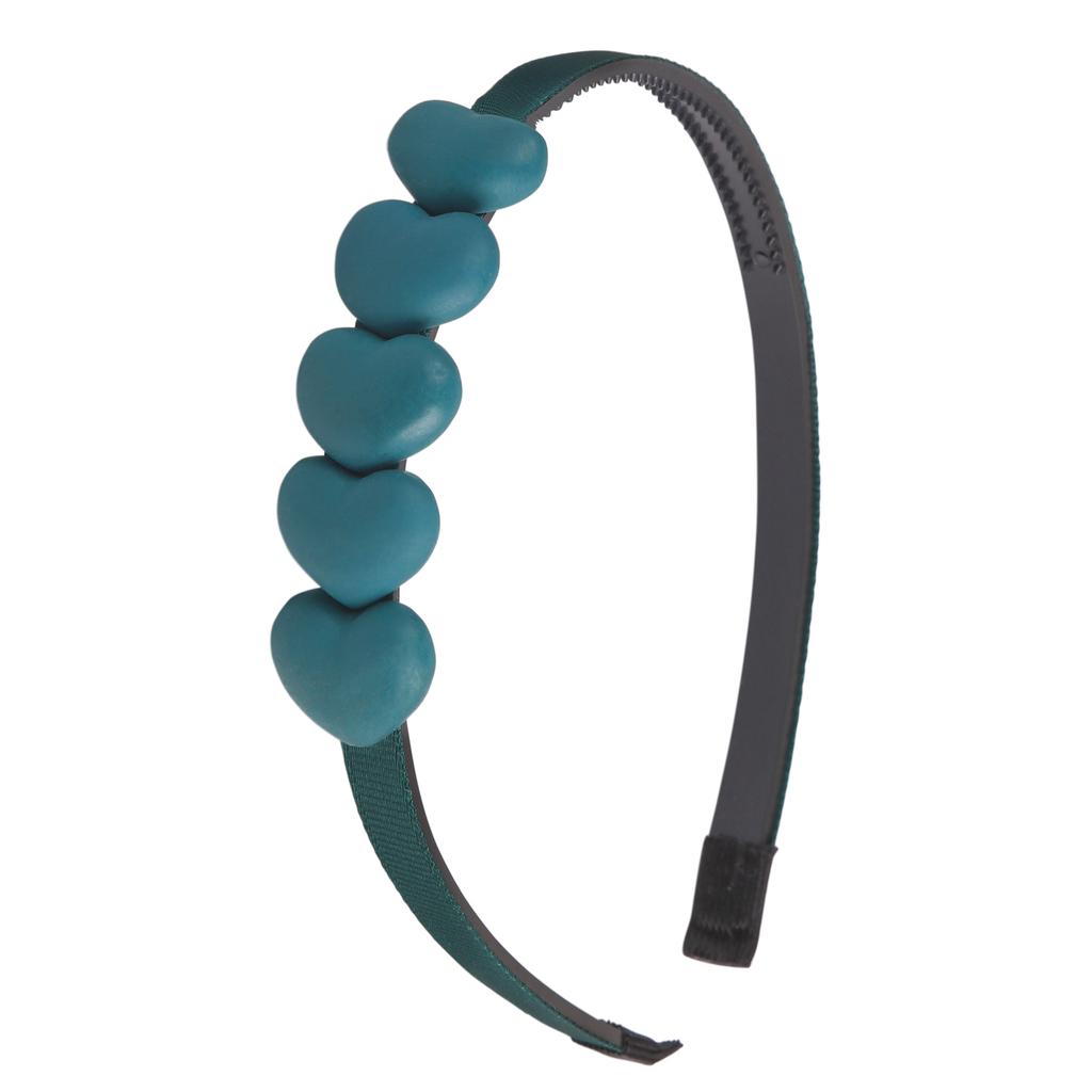 1PC Cute Girls Headbands Plastic Hairbands Matte Heart Shaped Headband Children Kids Hairband Headwear Fashion Hair Aceessories