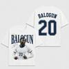 Folarin Balogun America No20 Football Tshirt Unisex Unisex Summer 100 Cotton Clothing Oversize Short Sleeved Top Streetwear Unisex