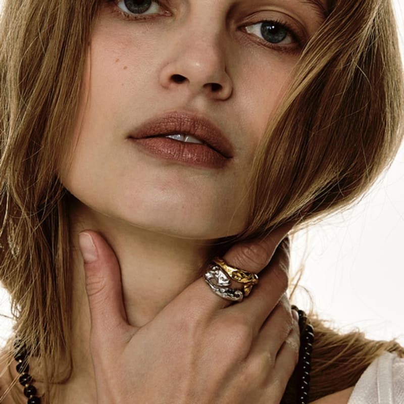 AHNI Sepia R_gold/silver