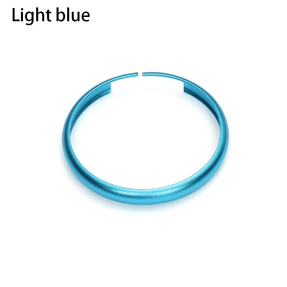 

Aluminum Alloy Key Protective Ring Key Cover Trim Chain For BMW Mini Cooper Clubman Countryman Key Shell Car Accessory світло-синій колір