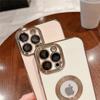 Dla Iphone 13 Pro Max Cover luksusowe poszycie etui na telefon ze szklaną folią zabezpieczającą obiektyw Funda Capa dla Iphone 12 11 Pro Max 13