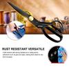 9in Sewing Scissors Professional Heavy Duty High Manganese Steel Ergonomic Tailor Sewing Scissors For Fabric Craft Leather