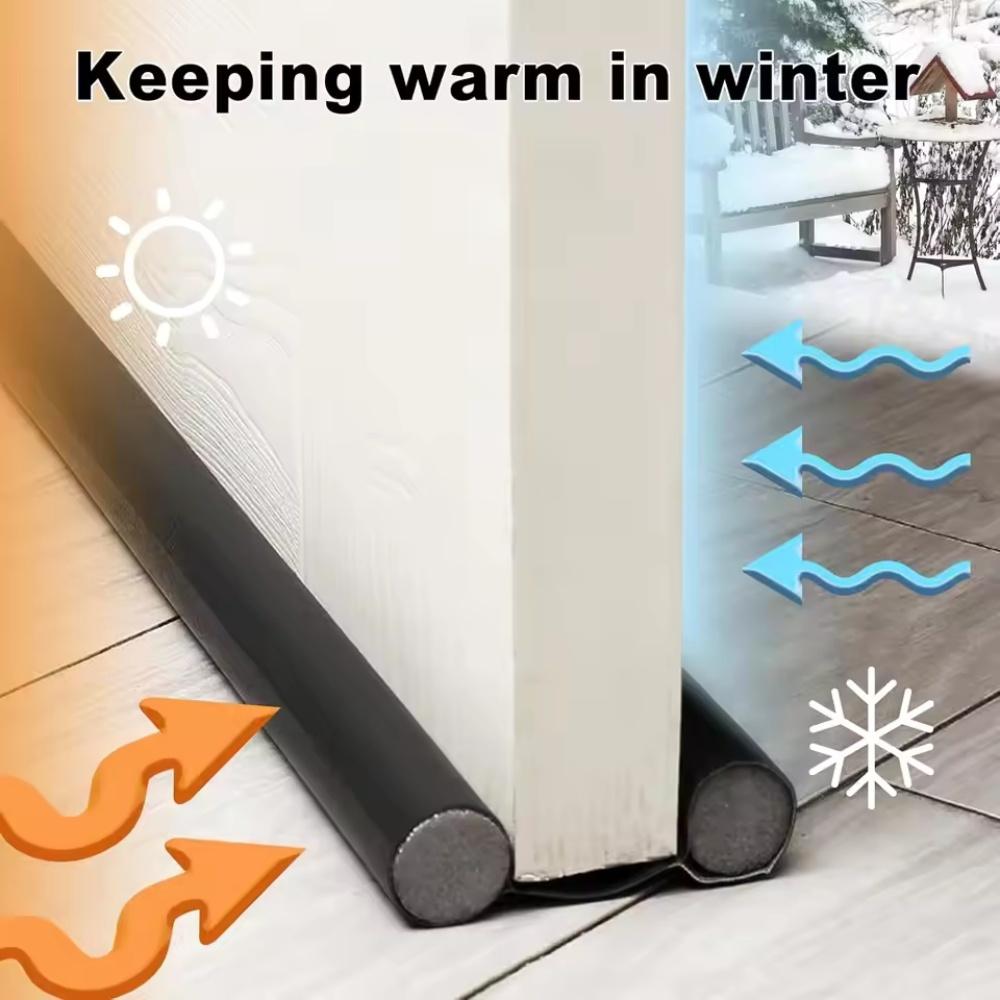 1pc 96cmX9.6cm Waterproof Seal Strip Draught Excluder Stopper Door Bottom Wind Sweep Blocker Sealer Soundproof Seal Strip