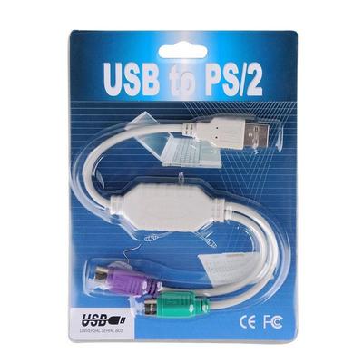 Adaptérový kabel USB na PS2 pro klávesnici a myš