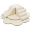 OSJ Athletic Soft Block Set for Indoor Use, Large Size for Babies and Toddlers (1 Year and Up), Beige