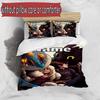 3pcs Duvet Cover Set (1*Duvet Cover + 2*Pillowcase, Without Core), Custom Name How to Train Your Dragon Pattern Bedding Set, Home Bedroom Decor Gift