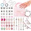 Jewelry Making Kit Beads Bracelets Pendants Charms Gift