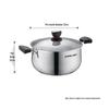 Supor 22cm 304 Stainless Steel Induction Compatible Soup Pot