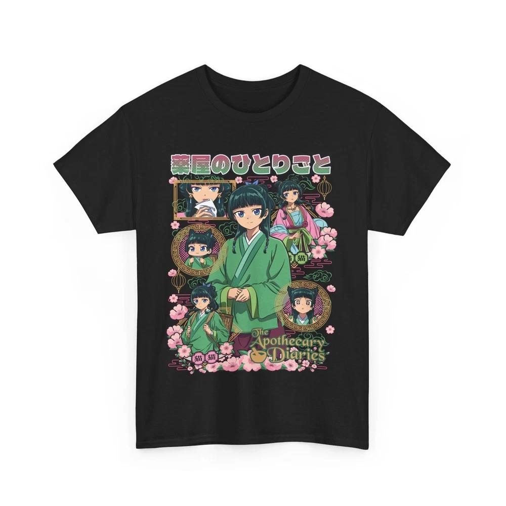 Anime Maomao The Apothecary Diaries Essential Black T Shirt S