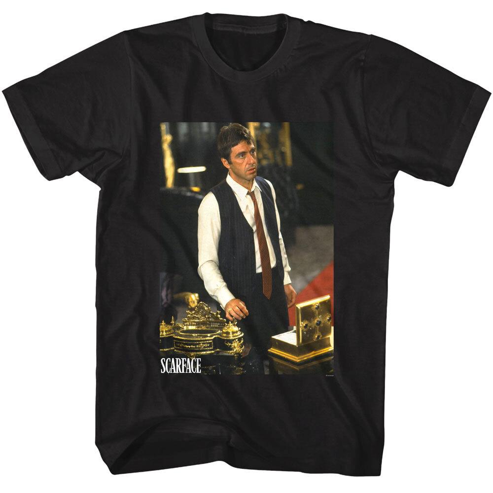 Scarface Gold Desk Accessories Men T Shirt XXL