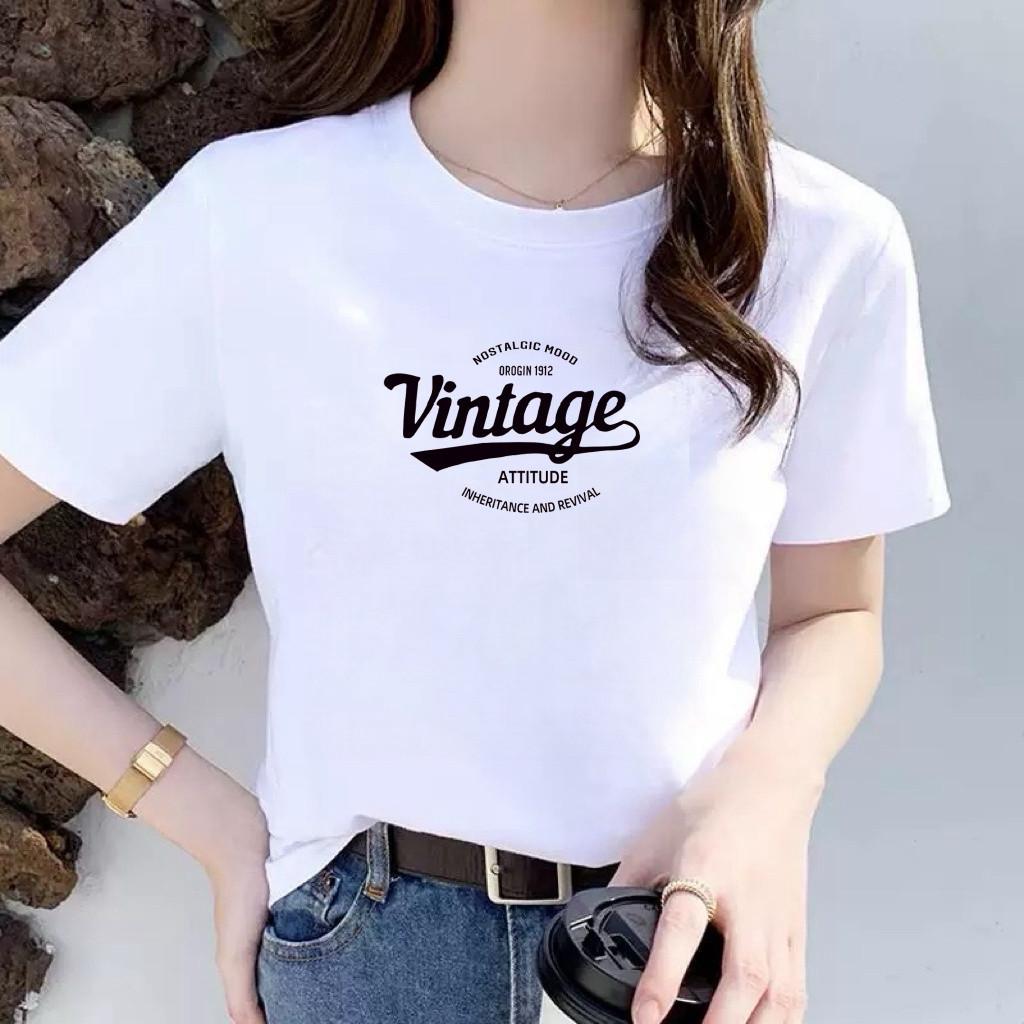T-shirt Estiva Casual da Donna con Scollo Rotondo e Stampa a Maniche Corte – Vestibilità Larga per il Pendolarismo