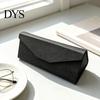 Magnetic Sunglasses Organizer Foldable Triangle Eyeglasses Case, Large Capacity Portable Scratch Resistant Glasses Holder Metal Storage Box for Women