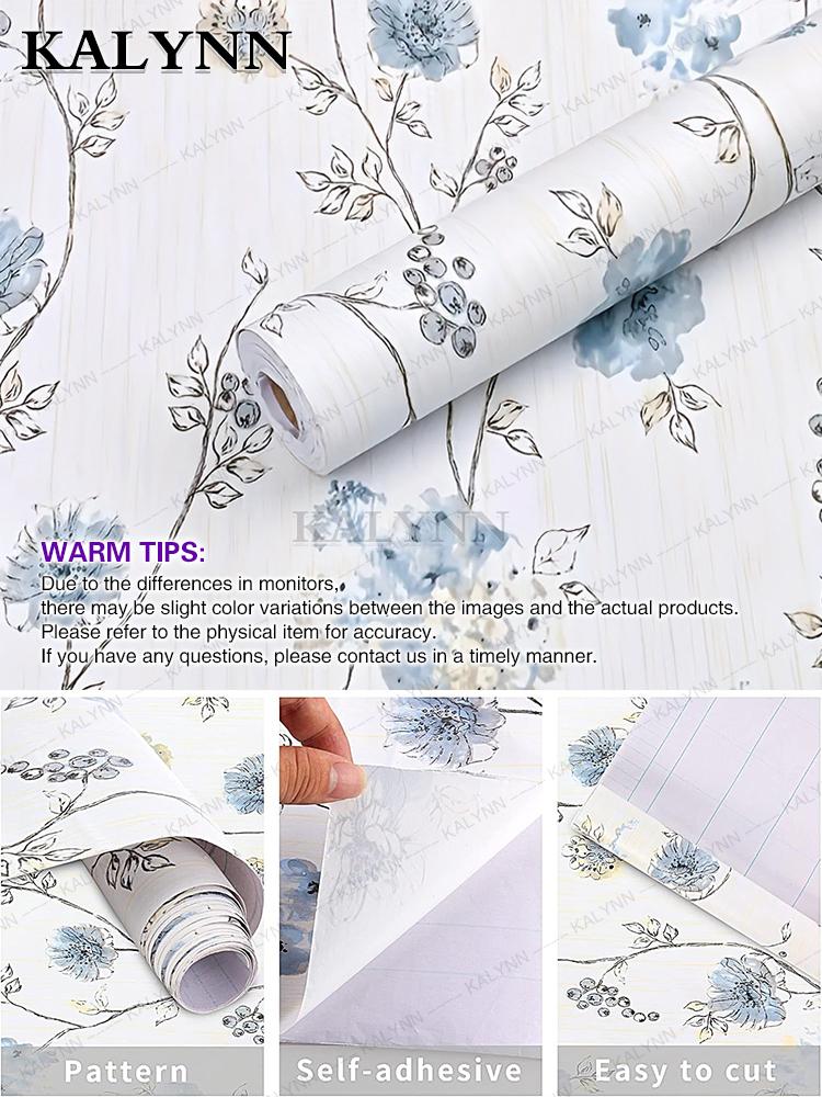 Peel and Stick Wallpaper Wood Plank Faux Wood Contact Paper Removable Self-Adhesive Vintage Wall Covering Prepasted Decorative S