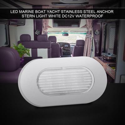 4X Marine Boat Yacht RV LED Courtesy Boat Lamp Stair White Light 12V Waterproof